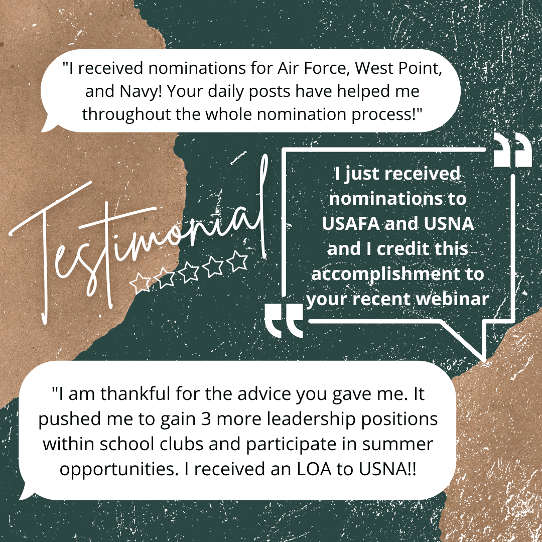 WE ARE THANKFUL FOR YOUR TESTIMONIALS!! - Academy Endeavors