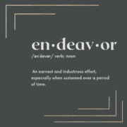 Endeavor definition